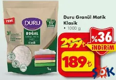 DURU GRANÜL MATİK KLASİK 1 KG DURU GRANÜL MATİK KLASİK 1 KG